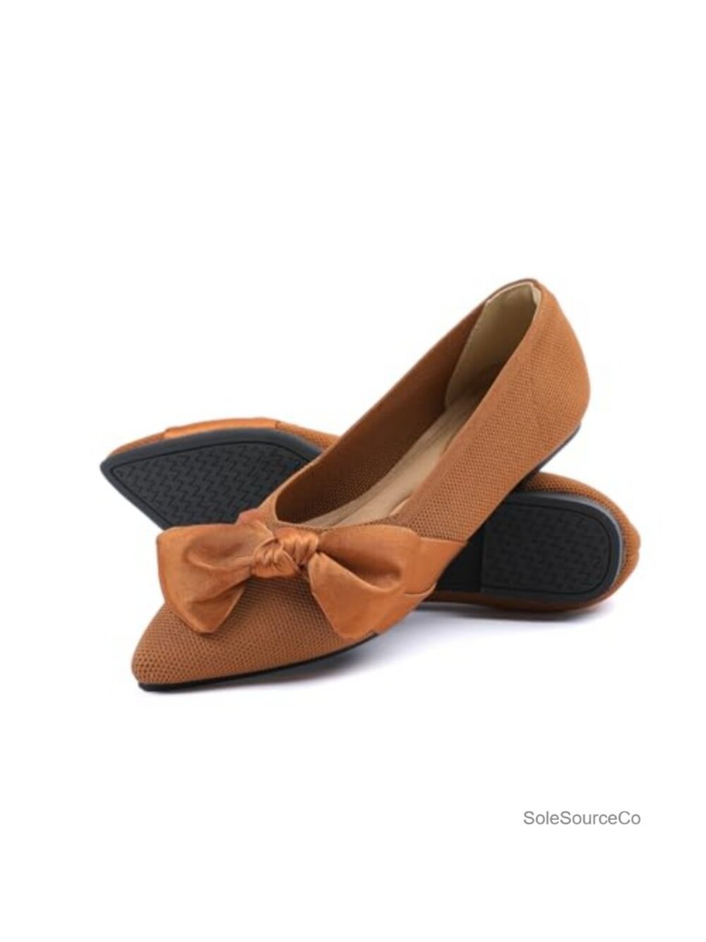 Comfortable Pointed Toe Ballet Flats for Women | Memory Foam Breathable Mesh